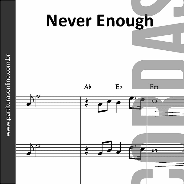 Never Enough | Quarteto de Cordas