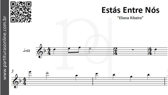 Estás Entre Nós - Eliana Ribeiro (Letra/Áudio) 