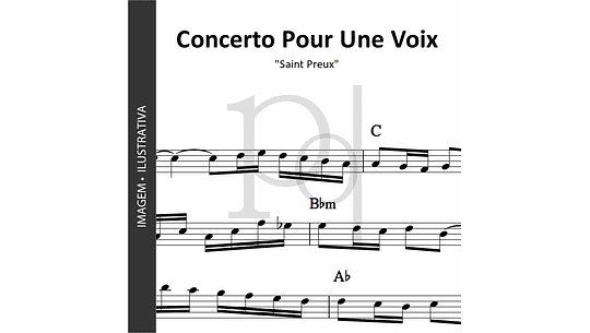 Concerto Pour Une Voix | Saint Preux