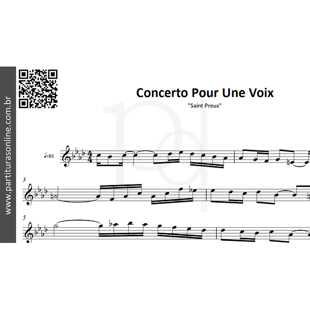Concerto Pour Une Voix | Saint Preux 2