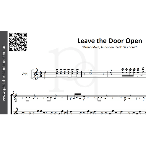 Leave the Door Open | Bruno Mars, Anderson .Paak, Silk Sonic 2