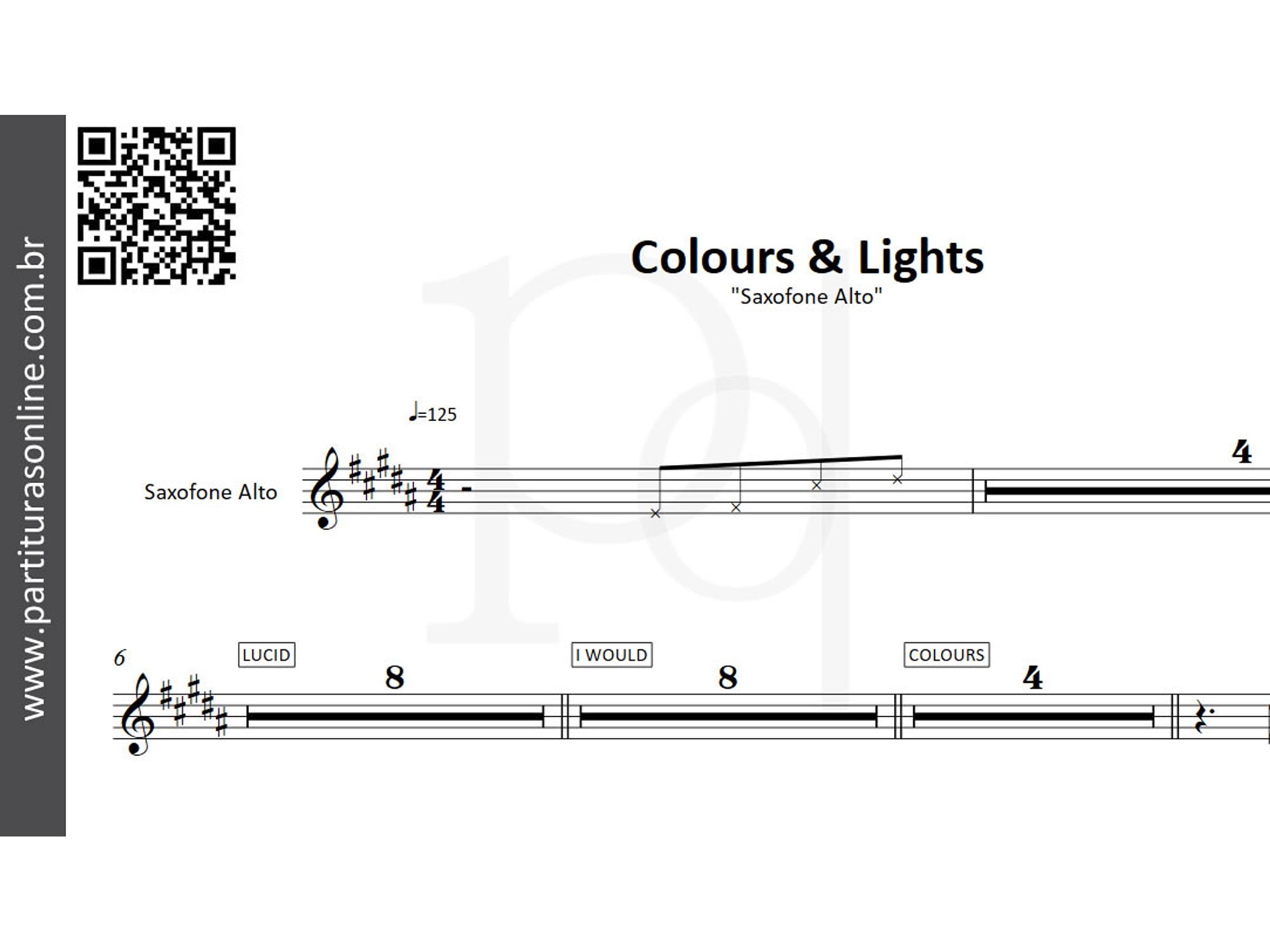 Colours & Lights | Saxofone Alto 2