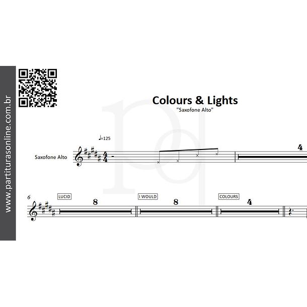 Colours & Lights | Saxofone Alto 2