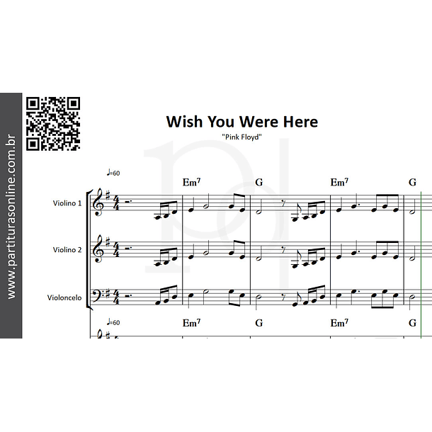 Wish You Were Here | Trio de Cordas 2