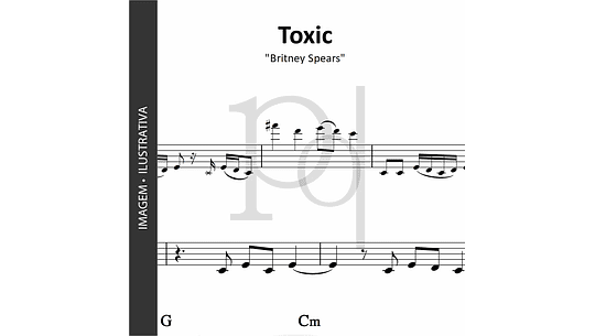 Super Partituras - Toxic v.6 (Britney Spears), com cifra