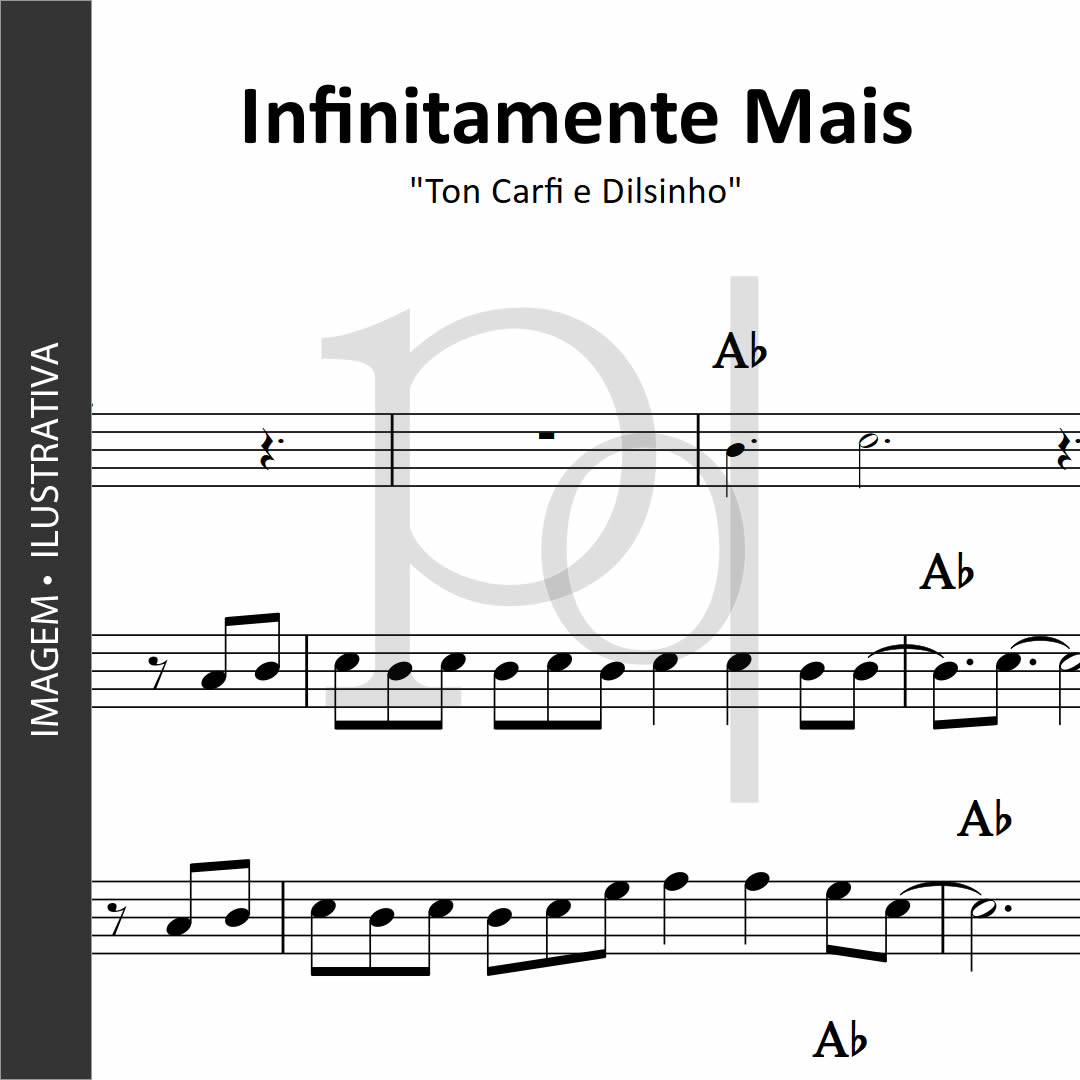 Partitura INFINITAMENTE MAIS - Ton Carfi - Sax Alto 