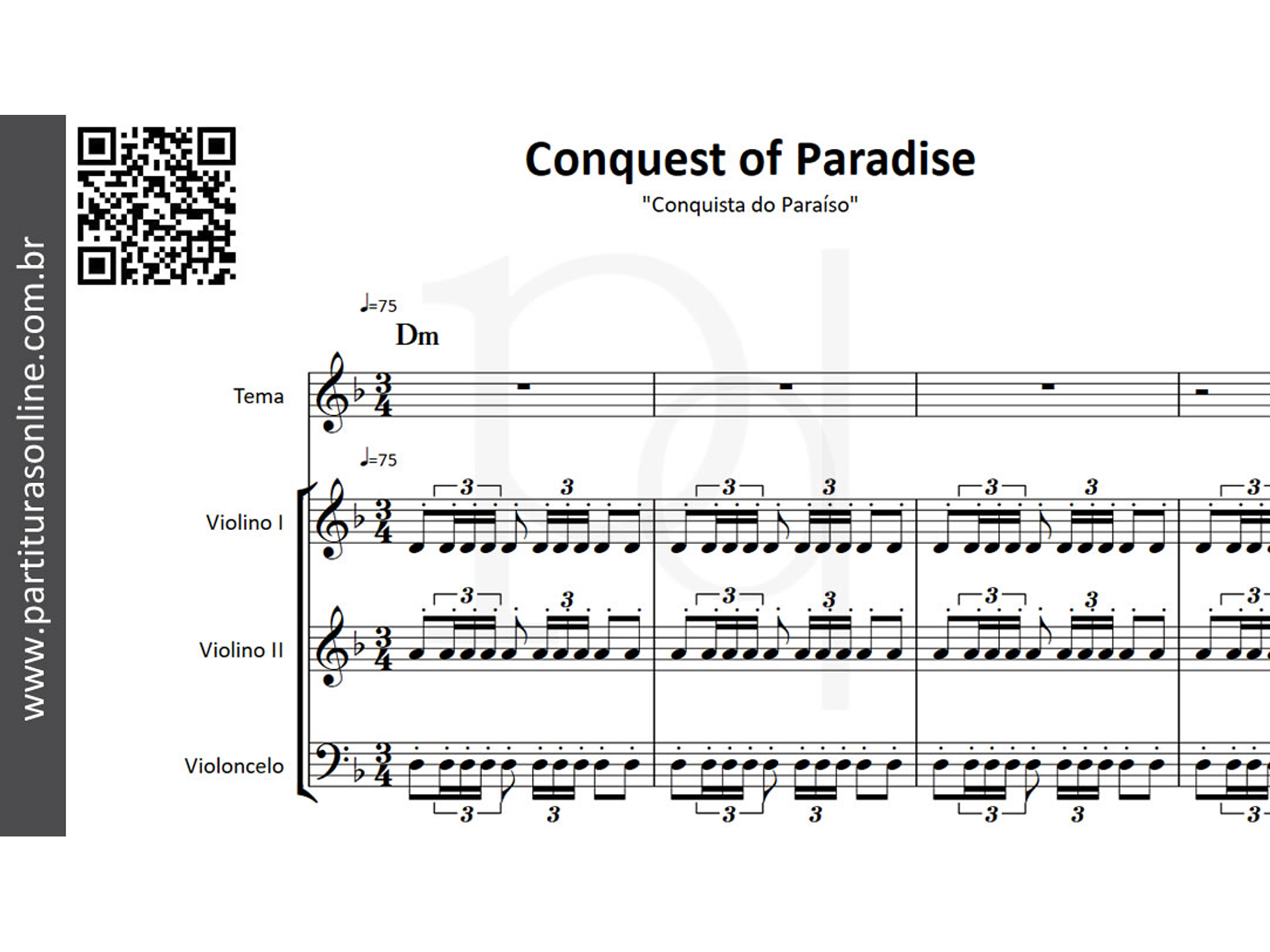 Conquest of Paradise | Cordas 3