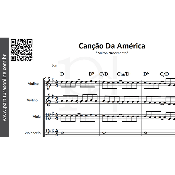 Canção Da América | Quarteto de Cordas 2