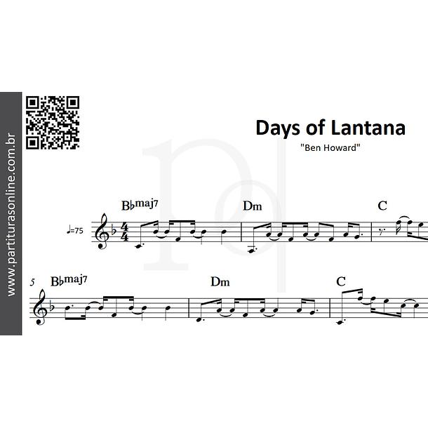 Days of Lantana | Ben Howard 3