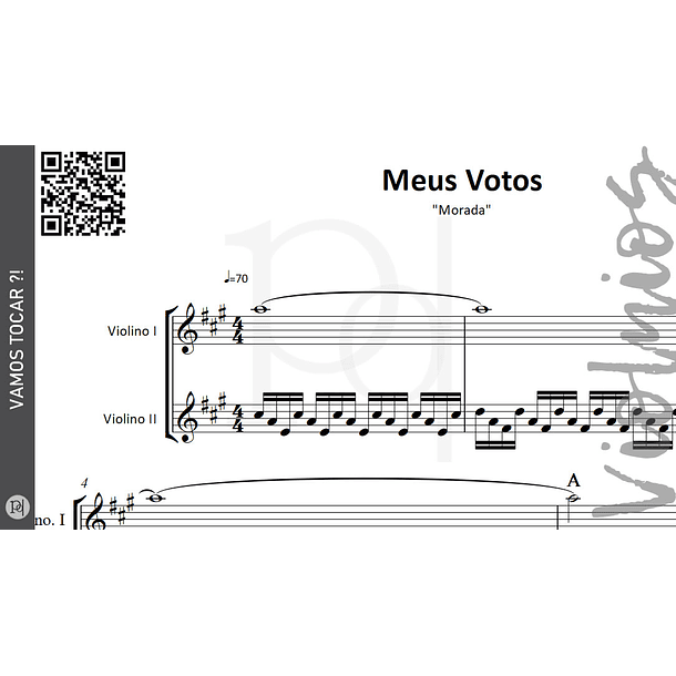 ☆ Meus Votos • Duo de Violinos 2