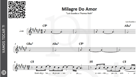 Milagre Do Amor • Luiz Guedes e Thomas Roth