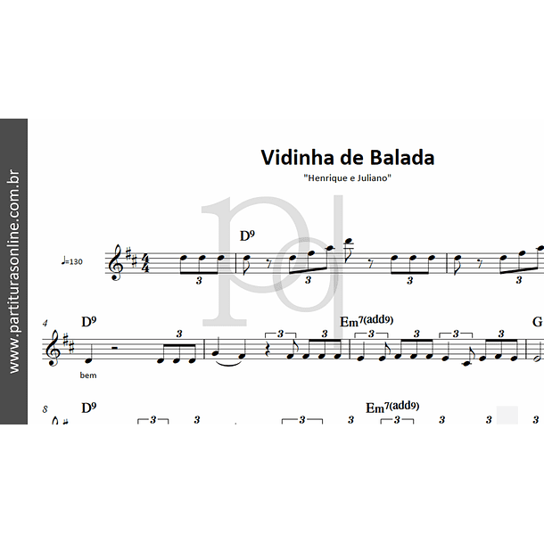 Vidinha de Balada • Henrique e Juliano 3