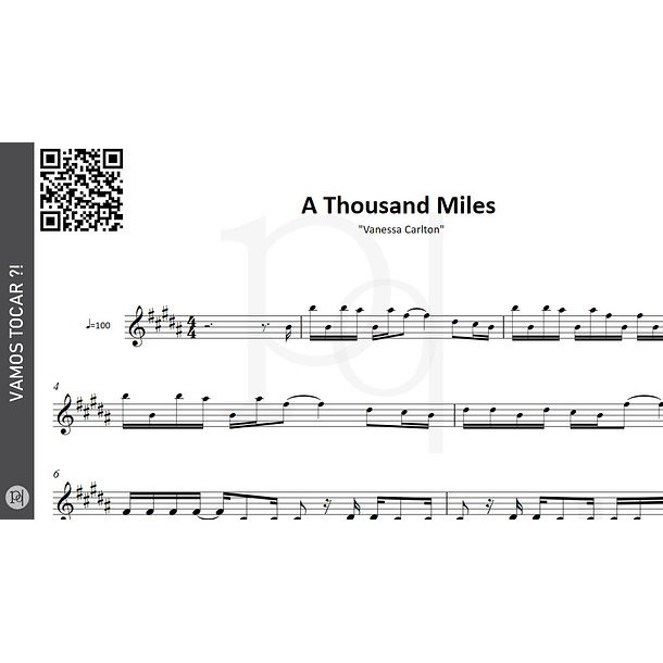 A Thousand Miles • Vanessa Carlton 2