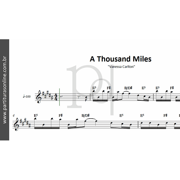 A Thousand Miles • Vanessa Carlton 3