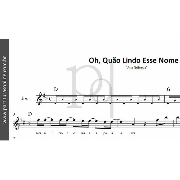 Oh, Quão Lindo Esse Nome É • Ana Nóbrega 3