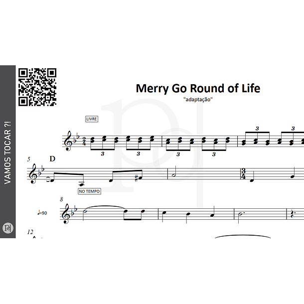 Merry Go Round of Life • Joe Hisaishi (adaptação) 2