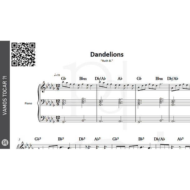 Dandelions • Piano 2