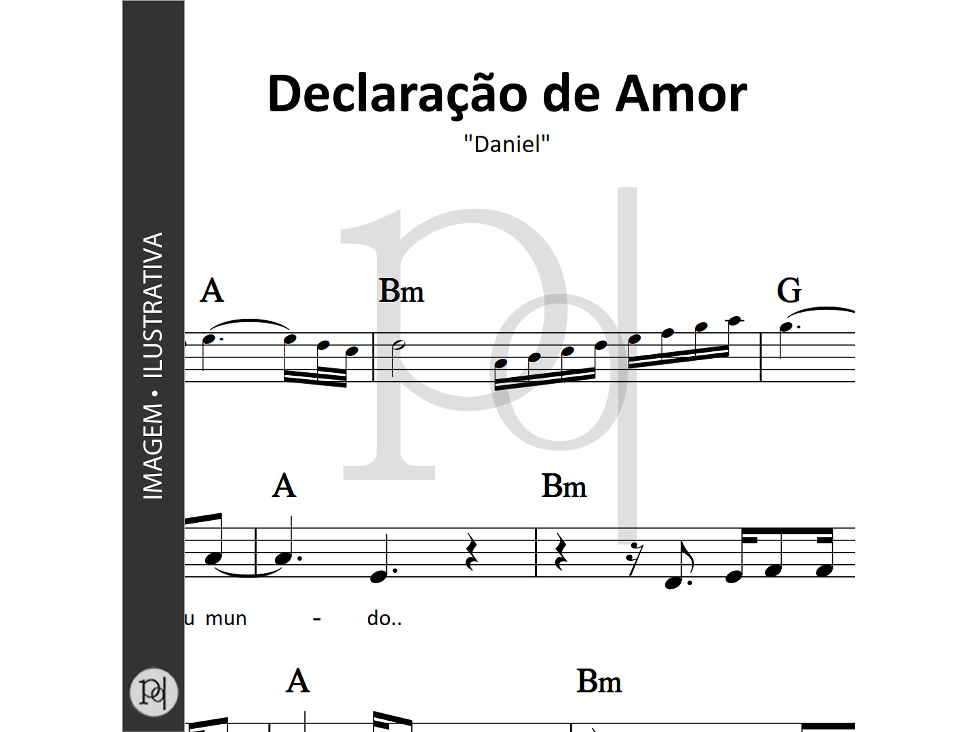 Declaração de Amor • Daniel 1