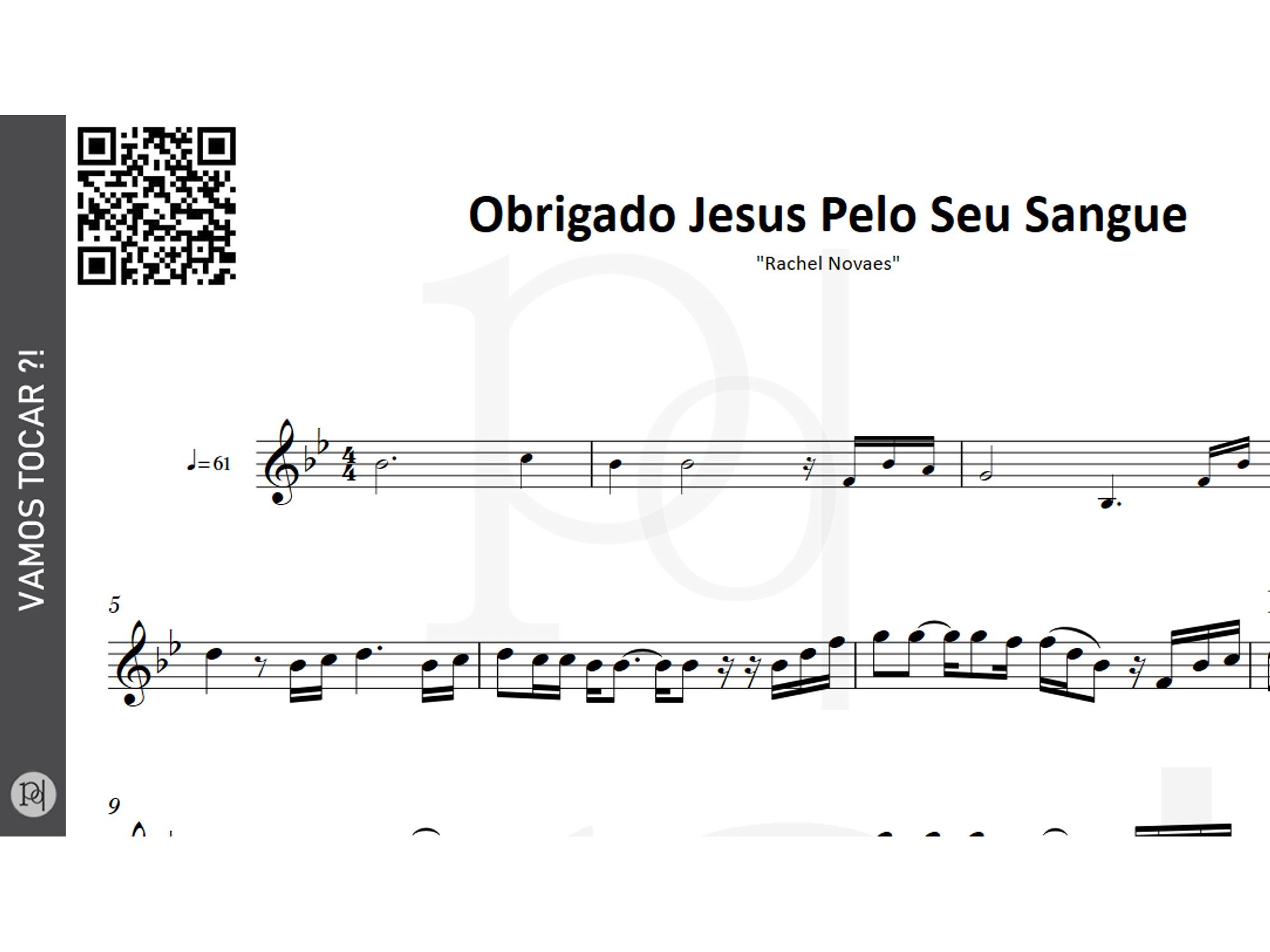 Obrigado Jesus Pelo Seu Sangue • Rachel Novaes 2