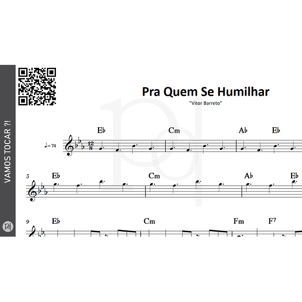 Pra Quem Se Humilhar • Vitor Barreto 3