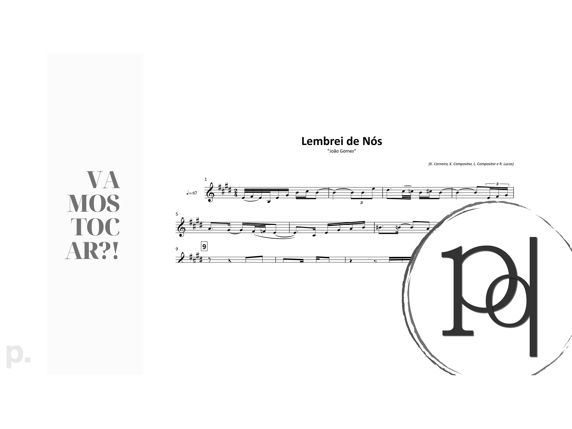 Lembrei de Nós · ( João Gomes, Mestrinho e Jota.pê ) 3