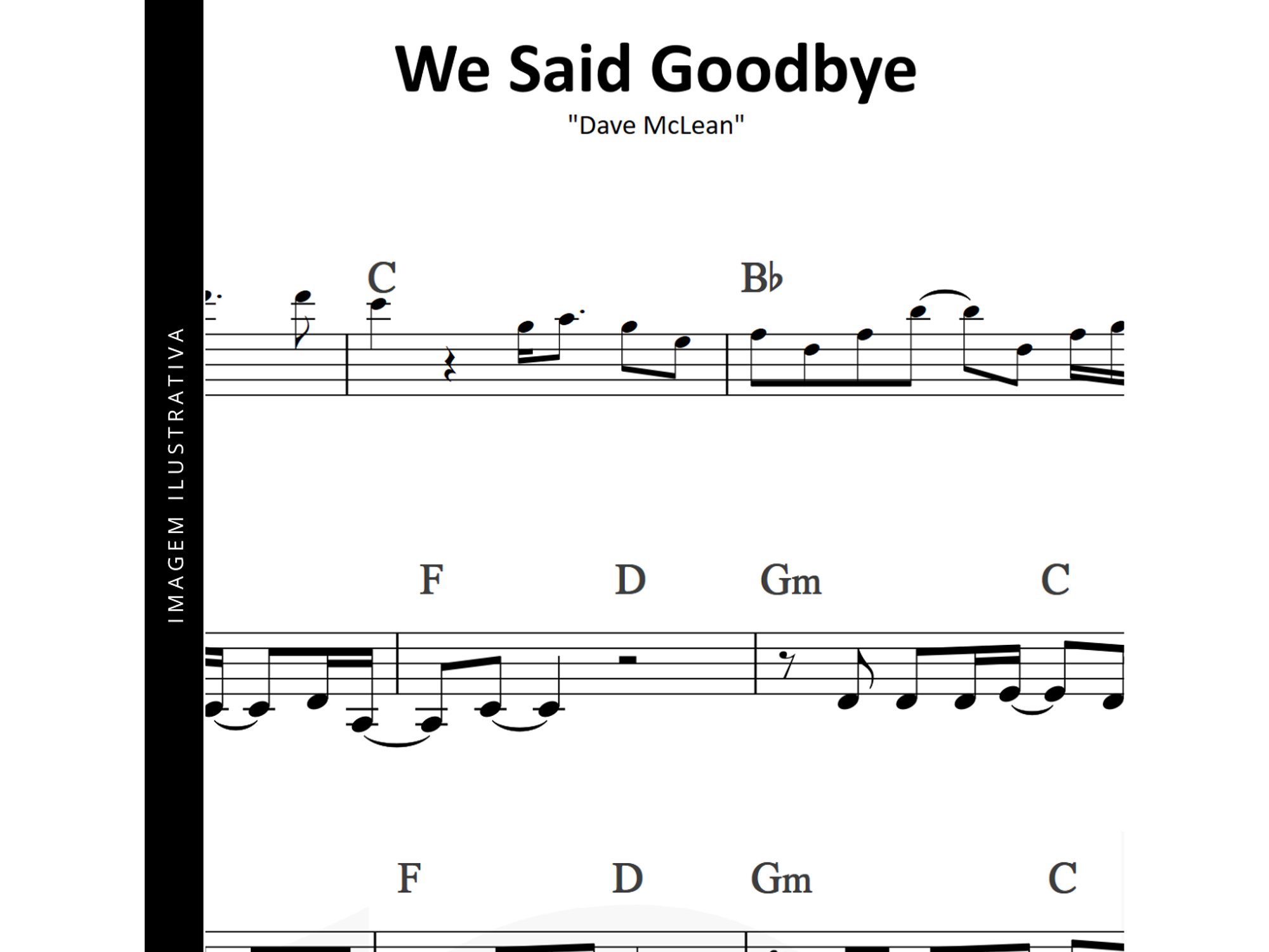 We Said Goodbye · Dave McLean 1