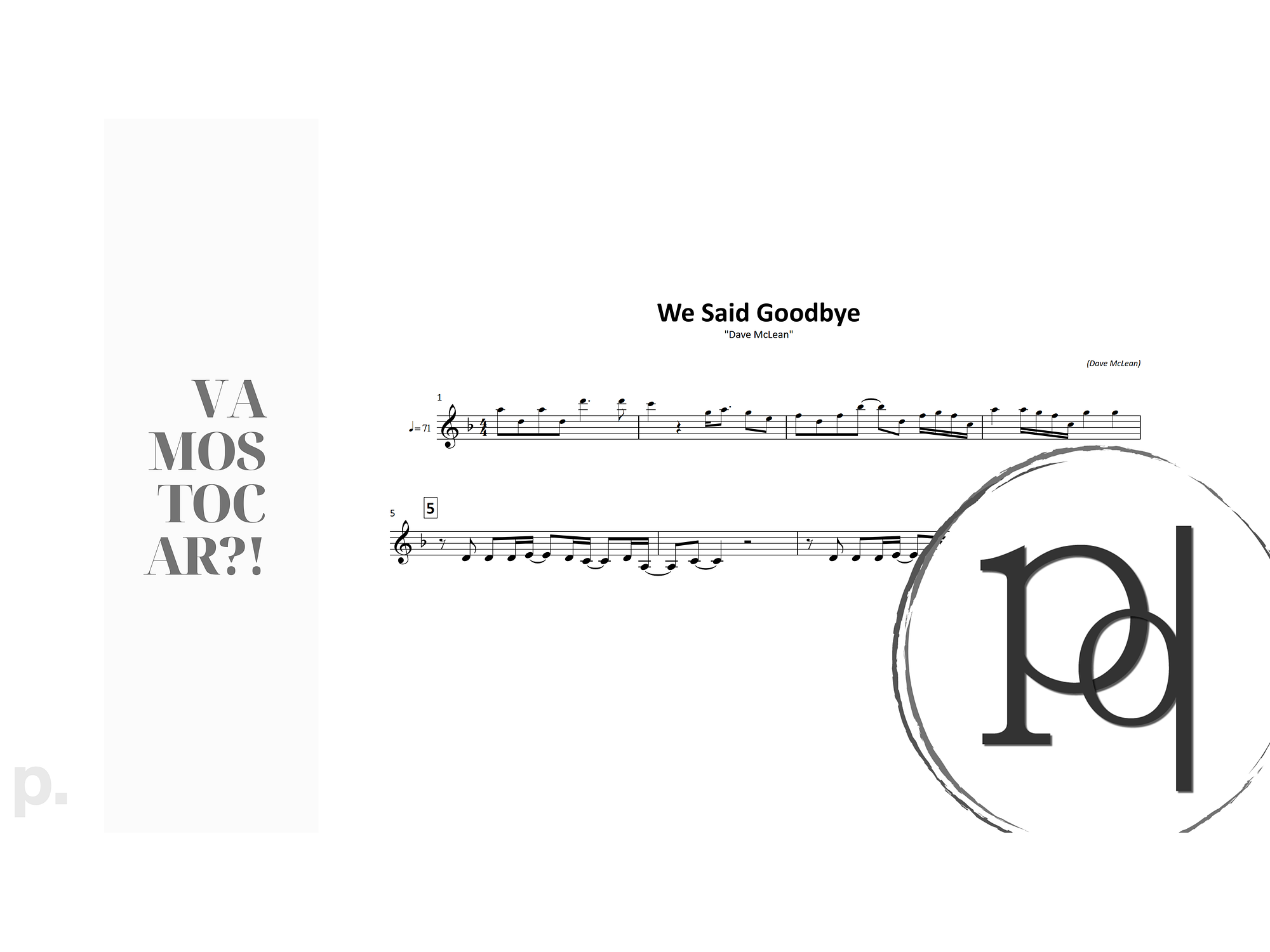 We Said Goodbye · Dave McLean 2