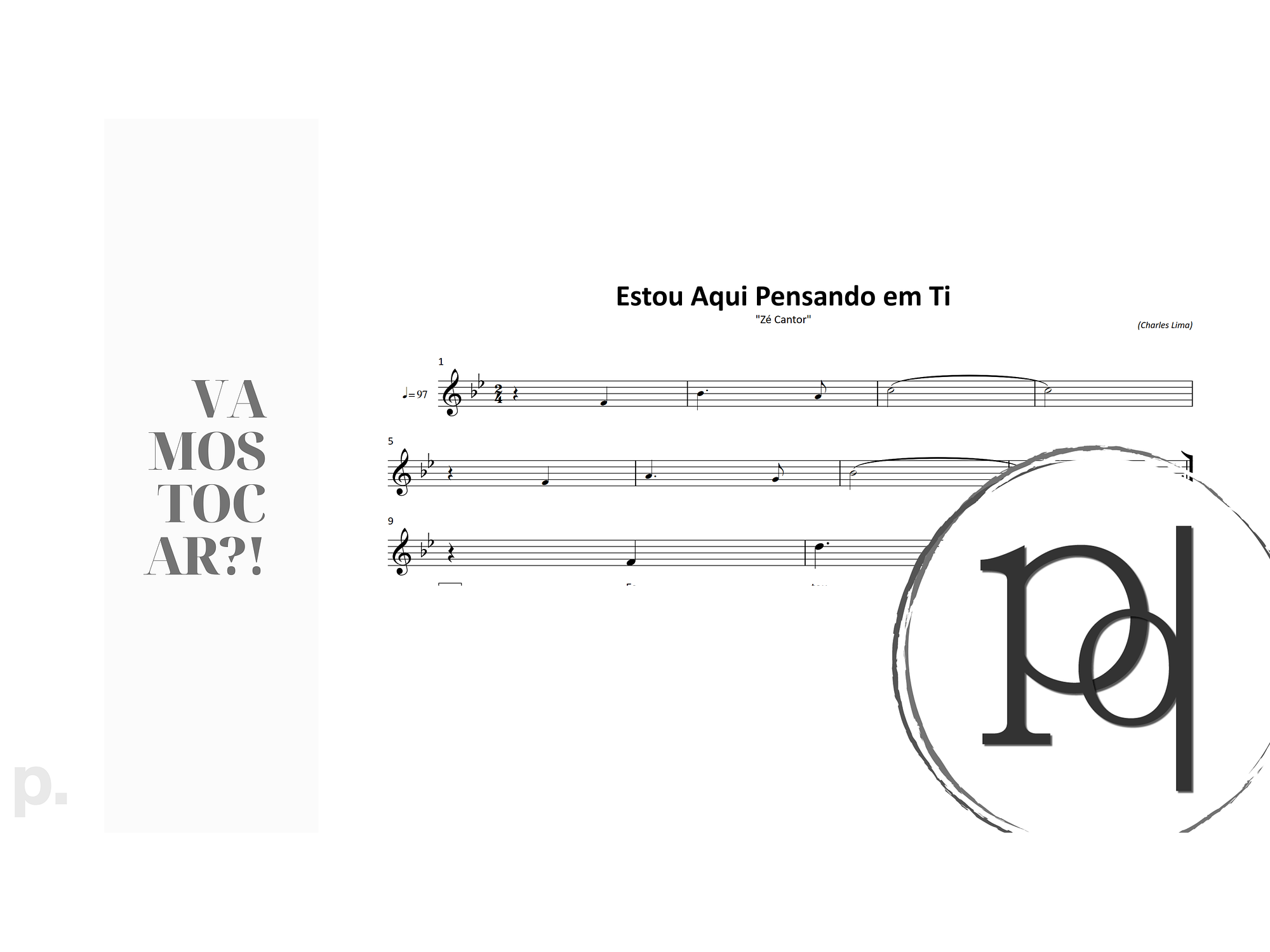 Estou Aqui Pensando em Ti · Zé Cantor 2