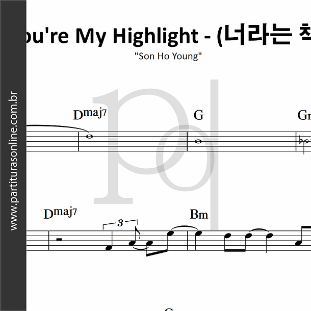 You're My Highlight" (너라는 책) | Son Ho Young