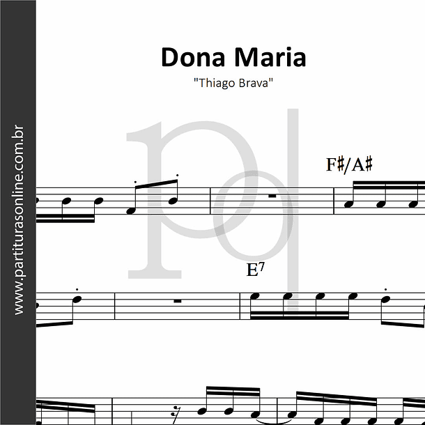 Dona Maria | Thiago Brava 1