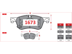 Pastillas de Freno Nissan X-Trail 2.5 2023 > Delanteras