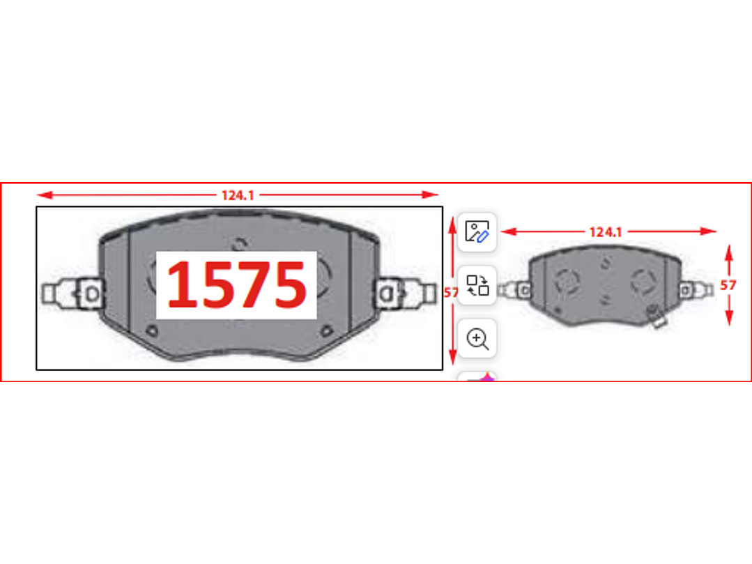 Pastillas de Freno Chevrolet Groove 2022 Delantera 2
