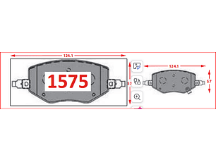 Pastillas de Freno Chevrolet Groove 2022 Delantera