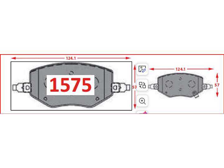 Pastillas de Freno Chevrolet Groove 2022 Delantera 2