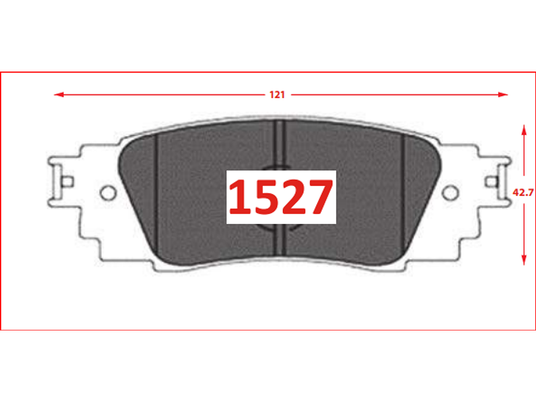 Pastillas de Freno Trasera Toyota Rav 4 2.0 2019-2023 GTX GOLD 2