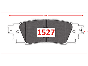 Pastillas de Freno Trasera Toyota Rav 4 2.0 2019-2023 GTX Gold