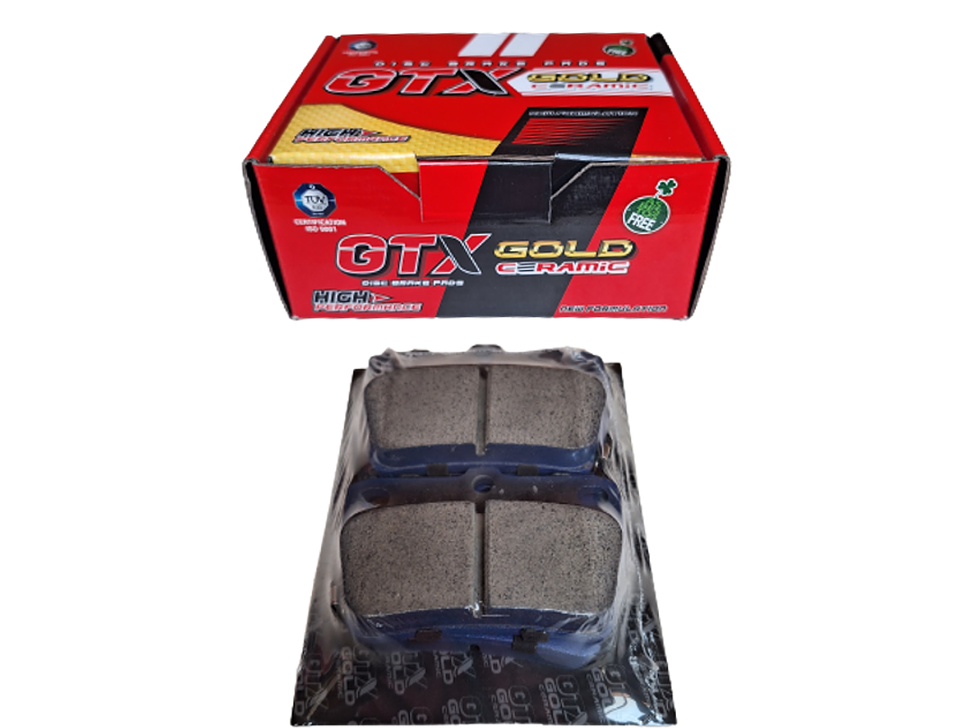 Pastillas de Freno  Delanteras Toyota Corolla 1.8/2.0 2022 ->  GTX GOLD  1
