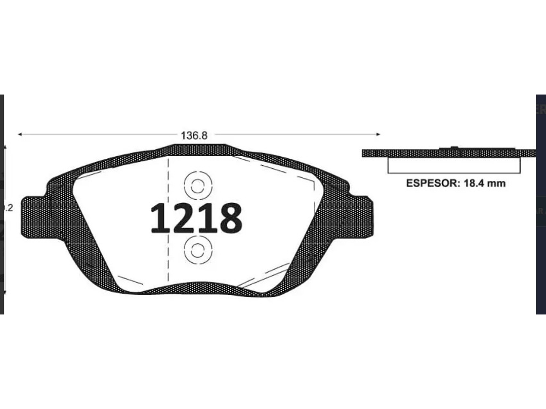 Pastillas de Freno Delanteras Peugeot 2008 1.2 2023 -> GTX GOLD 2