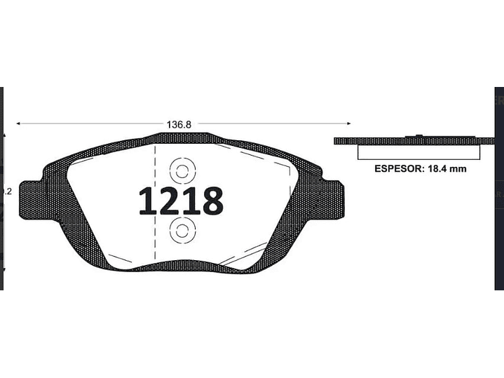 Pastillas de Freno Delanteras Peugeot 2008 1.2 2023 -> GTX GOLD 2