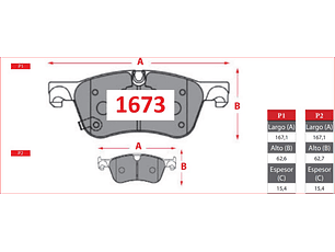 Pastillas de Freno Nissan X-Trail 2.5 2023 > Delanteras Ceramica