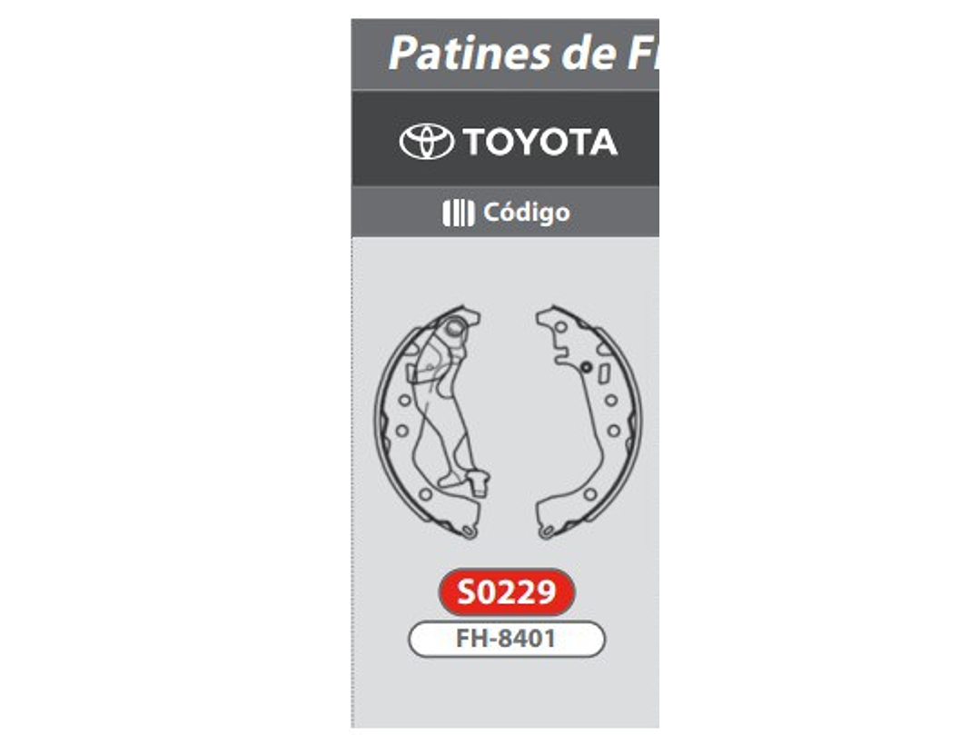 Juego Patines Freno Toyota New Yaris GLI 3