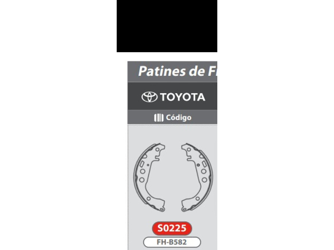 Juego Patines Freno Toyota New Yaris GTX 2