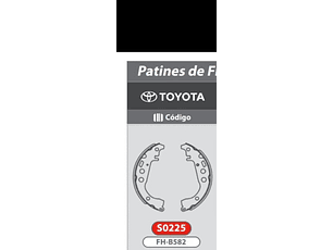 Juego Patines Freno Toyota New Yaris GTX