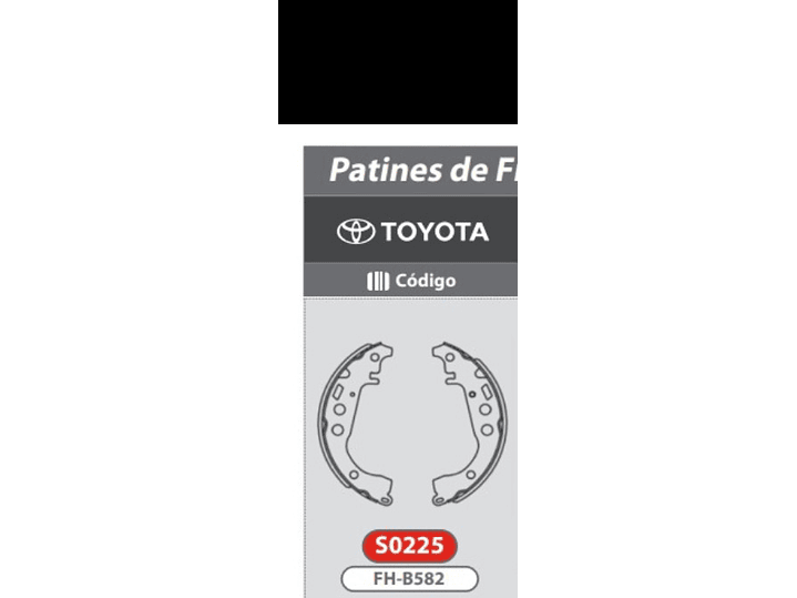Juego Patines Freno Toyota New Yaris GTX 2