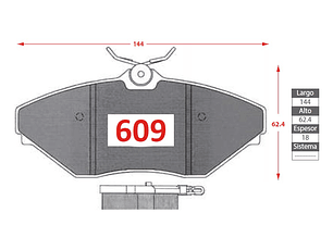 Pastillas de Freno Mahindra Scorpio 2.2 Mhawk 2010-2024 GTX Gold Delanteras