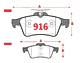 Pastillas de Freno Volvo V40 2.0  GTX Traseras - Miniatura 2