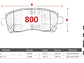 Pastillas De Freno Suzuki APV 1.6 2005-2021 GTX GOLD Del. - Miniatura 2