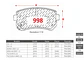 Pastillas de Freno Hyundai Tucson 2.0 2010-2015 Trasera - Miniatura 2