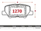 Pastillas de Freno Changan CS35 1.6 2019 > 1.6 TRASERAS - Miniatura 2