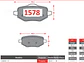 Pastillas de Freno Peugeot 208 II 1.2 2023 en adelante Traseras - Miniatura 2
